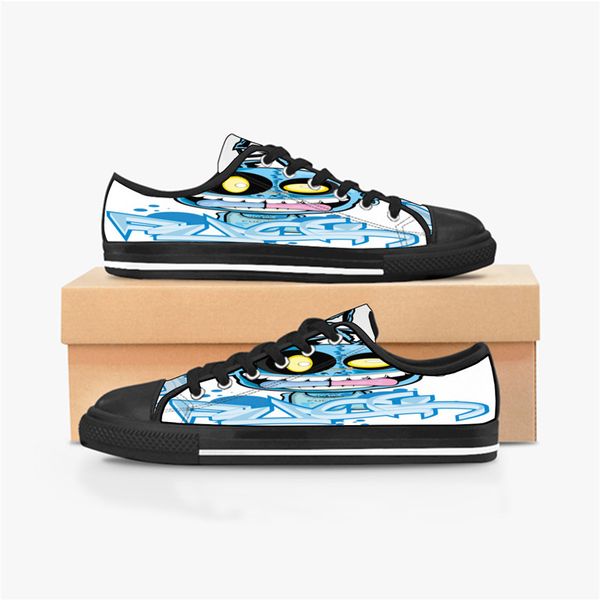

custom diy shoes women low men canvas skateboard sneakers triple black customization uv printing sports sneakers kele342 ization294 ization