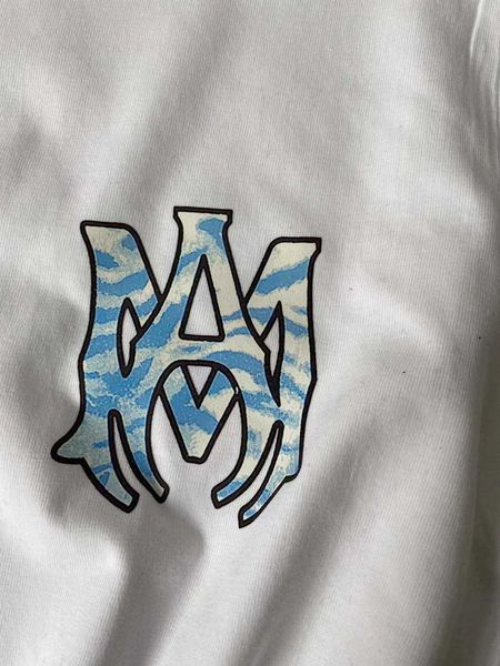 

t-shirt for men amii fashion short sleeve cotton designer shirtsbrand 2022 summer printed 220g loose casual leisure hip hop szqt yt52, White;black