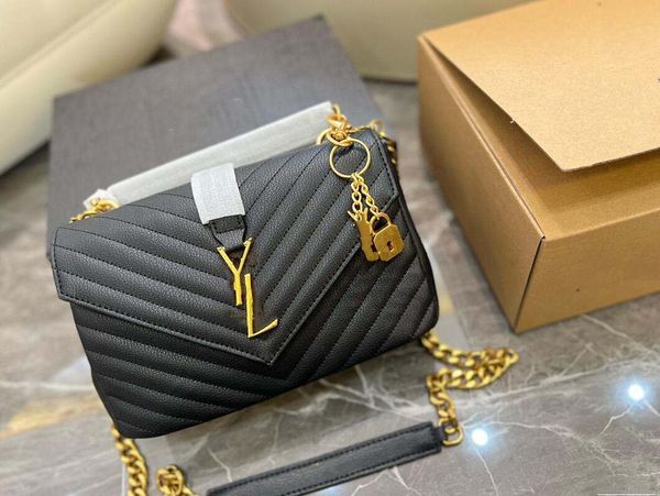 

designer bag women handbags shoulder bags tote bags black calfskin classic diagonal stripes quilted chains double flap medium cross body