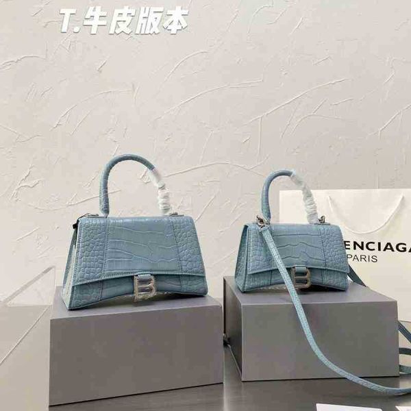 

designer luxury womens bag balencigas handbag b-shaped paris single shoulder messenger fashion square gift shoulder oblique span versatile h