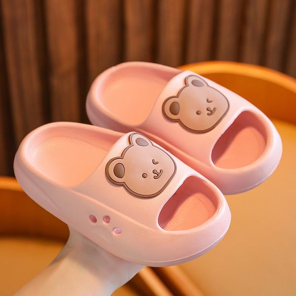 

slipper slippers for boy girl home shoes summer men women flip flops soft house beach pillow slides child adults kids 221125, Black;grey