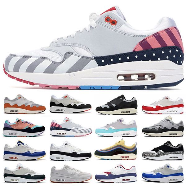 

patta waves 1 87 men women running shoes mens outdoors anniversary red bred obsidian elephant mens womens sport trainers sneakers 1s