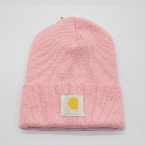 

men winter beanie brand warm beanies european american double-layer folded knit women woolen hat 23 color a19, Blue;gray