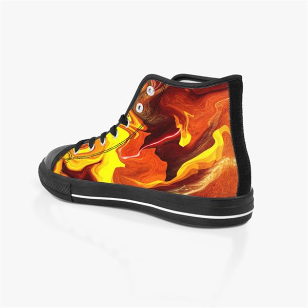 

custom shoes classic canvas high cut skateboard casual triple black accept customization uv printing low mens womens sports sneakers breatha