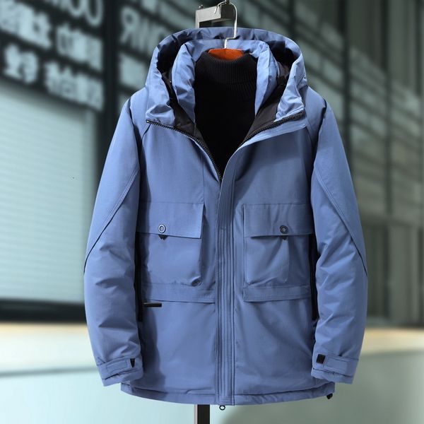 

parkas thickened cotton plus size down cottonpadded jacket winter loose men's fat man extralarge coat 221125, Black
