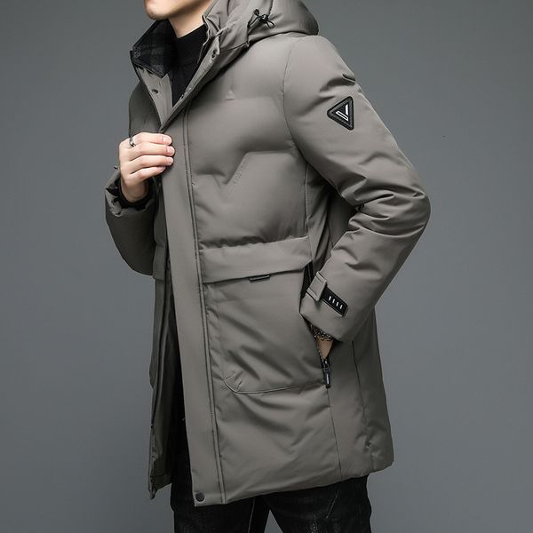 

men's wool blends parkas keep men warm grade brand designer casual fashion thick classic winter jacket outdoor windbreaker coats 221124, Black