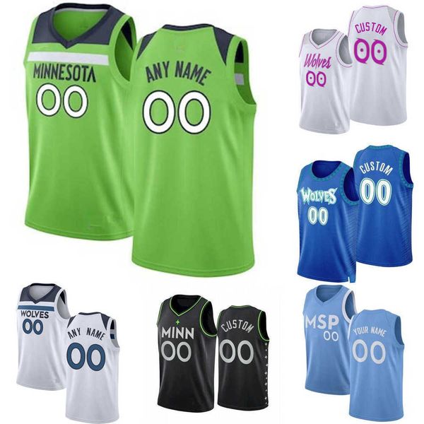 

75th custom minnesota''timberwolves''patrick 22 beverley 10 jake layman 4 jaylen nowell 20 josh okogie basketball jersey, Black;red