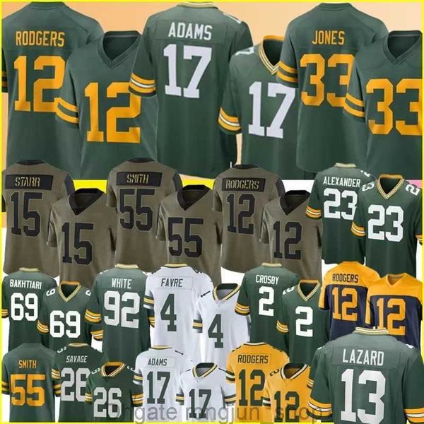 

jersey 12 aaron rodgers jones 17 davante adams green ba y 33 23 jaire alexander jerseys david bakhtiari reggie bart starr brett favre za&#03, Black;red