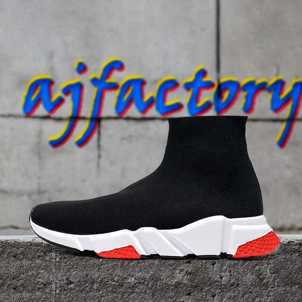 

platform shoes sock boots socks mens trainers boot womens shoe red sneakers speed trainer fashion casual balck men wo, Black