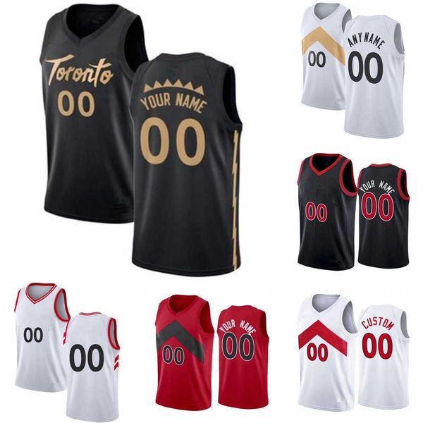 

75th custom mens womens youth toronto''raptors''24 khem birch pascal 43 siakam 23 fred vanvleet 3 og anunoby basketball, Black;red
