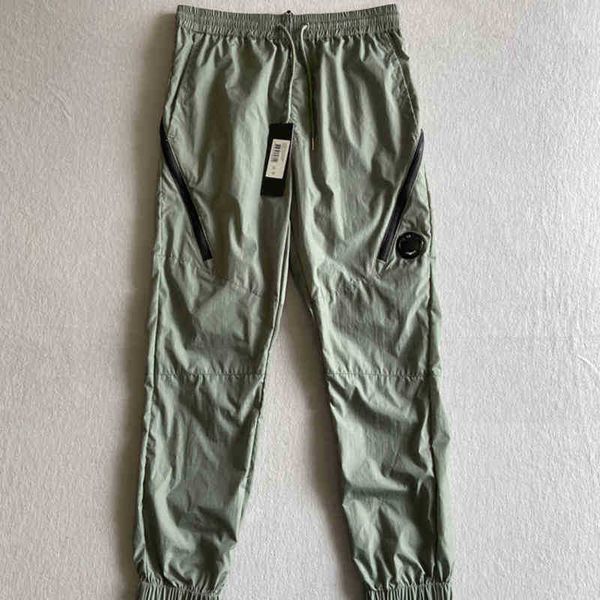 

cp sprin autumn designer mens pants waterproof casual pants quick-drying trousers lens decoration travel sweatpants, Black