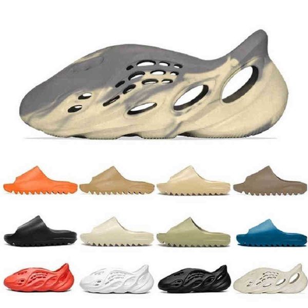 

slides kany fashion gray moon suer mxt bone mens luxury yeesys foam desert sand resin beach women men slipper sandals wm, Black