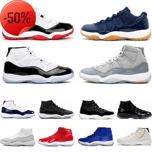 

11 11s citrus mens basketball shoes sneakers university low legend blue white bred infrared concord 45 space jam cool grey gamma women, Black