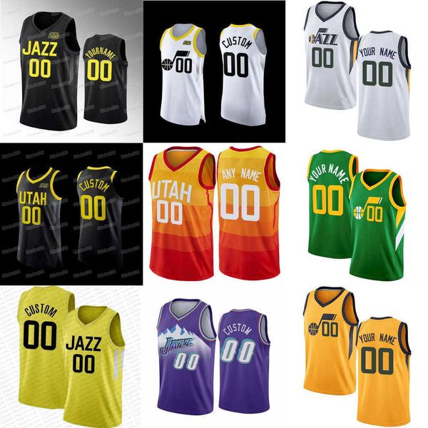 

mens womens youth utah''jazz''custom 24 walker kessler 10 leandro bolmaro 16 simone fontecchio 20 udoka azubuike 25 mica, Black;red