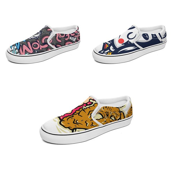 

men women diy custom designer wading shoes low skateboard sneakers white customization uv printing sports sneakers xuebi 100-250164