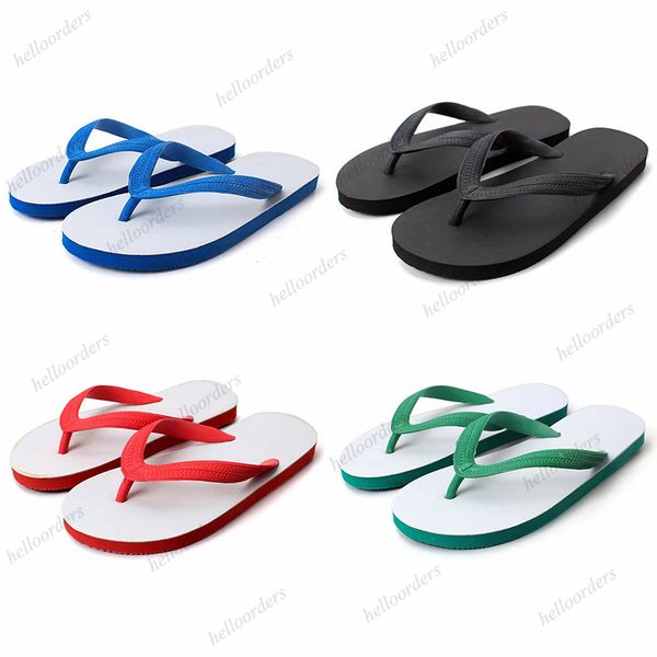 

rubber flip flops men women slippers new fashion wear beach mens womens personality clamp flat non slip rubber slipperss, Black