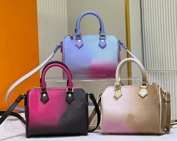 

designer nanotote bag m61252 sunrise pastel purse monograms pattern handle bags luxury gradient handbags on the go crossbody spring in the c
