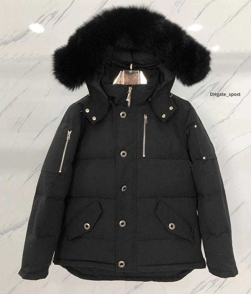 

23ss casual mens jacket moose down jacket outwear doudoune man winter coat parkas knuck warm clothings s-xxl dy, Black
