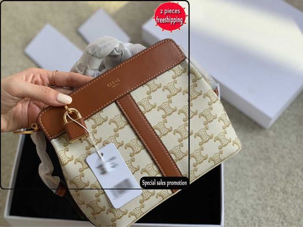 

designer bags new mini cabas arc de triomphe printed middle ancient bento one shoulder slant cross hand postman women's