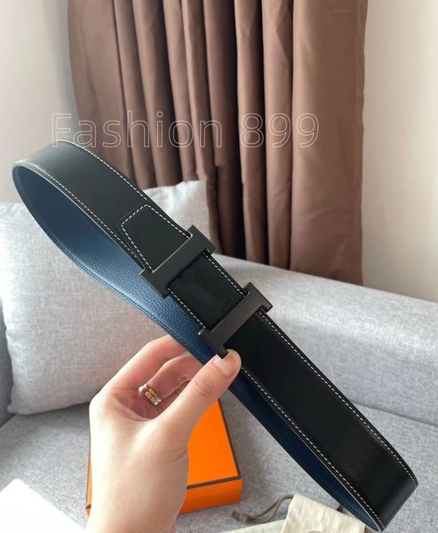 

fashion belt men luxury womens designer belts for woman classical bronze big smooth belts buckle real leather strap3.2cm 3.8cm black color h, Black;brown