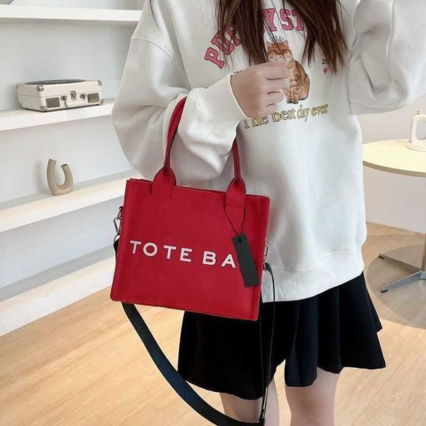 

the tote bag marc luxury bag designer totes handbags women large capacity black purses shopping canvas shoulder crossbody hand bags 221009