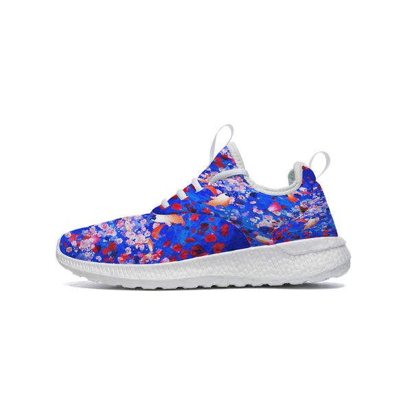 

men stitch running shoes custom sneakers women fashion breathable soft comfortable blue outdoor walking jogging runner trainer