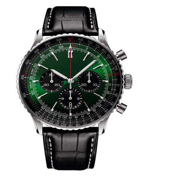 

business chronograph aaaaa watch quartz men's full mechanical function multi-functional iyrc, Slivery;brown