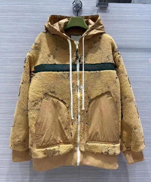 

2022gg designer men jackets luxury waterproof hoodies outwear windbreaker zipper hoodie clothes parka coats, Black;brown