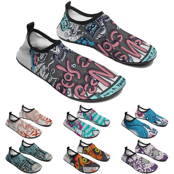 

custom shoes water shoe customized sneakers men women blue red green black grey classic custom comfortable low platform sneaker color7