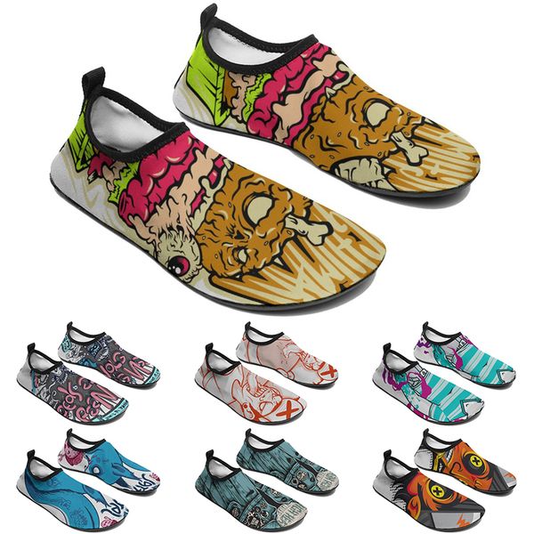 

custom shoes water shoe customized sneakers men women blue red green black grey classic custom comfortable low platform sneaker color6