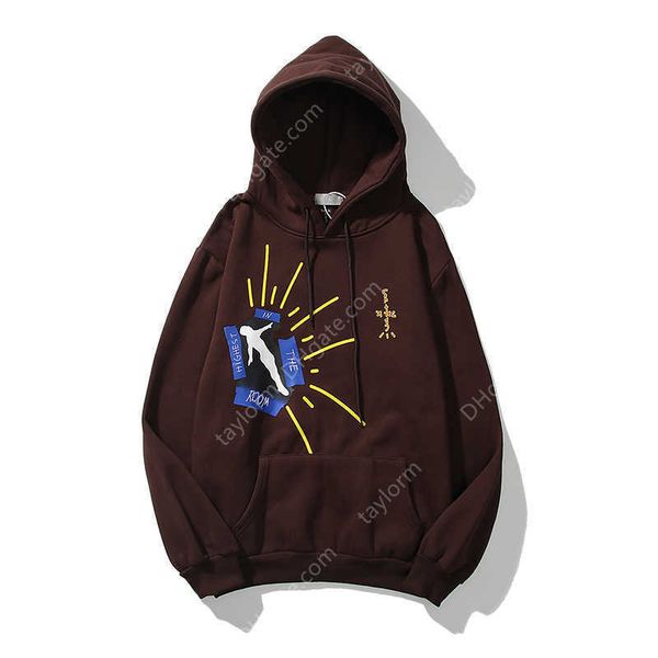 

in the room hooded sweatshirt for men and women winter oversized pullover loose streetwear casual hoodies, Black
