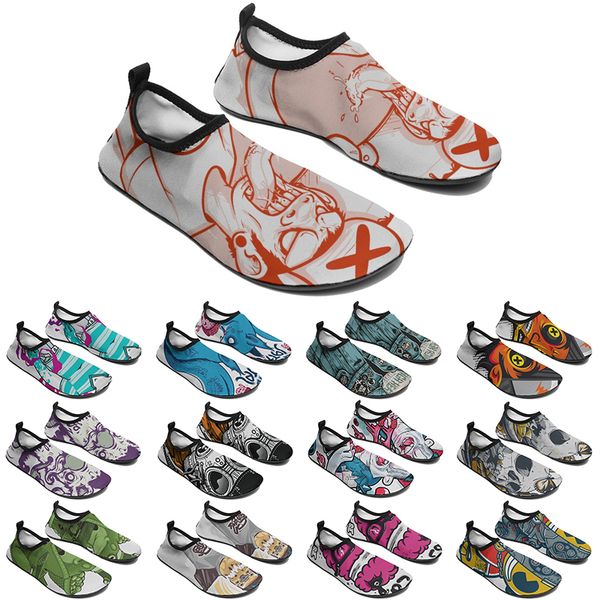 

custom shoes water shoe customized sneakers men women blue red green black grey classic custom comfortable low platform sneaker color38