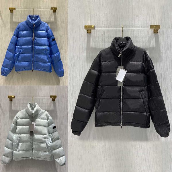 

mens down jacket designer coat puffer parka womens winter coats classic letter warm jacket, Black
