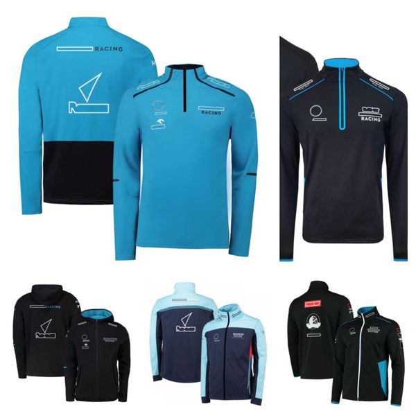 

f1 racing suit men's leisure sports zipper sweater coat plus size f1 team sweater