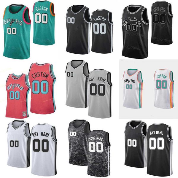 

men women youth san antonio''spurs''custom 31 keita bates-diop 33 tre jones 23 zach collins 18 isaiah roby 11 joshua pri, Black;red