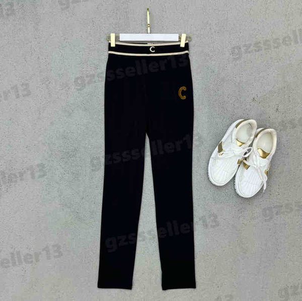 

casual leggings for womens fashion pants letter logo arc de triomphe pattern trousers elastic waist leggings sweatpants designer women cloth, Black;white