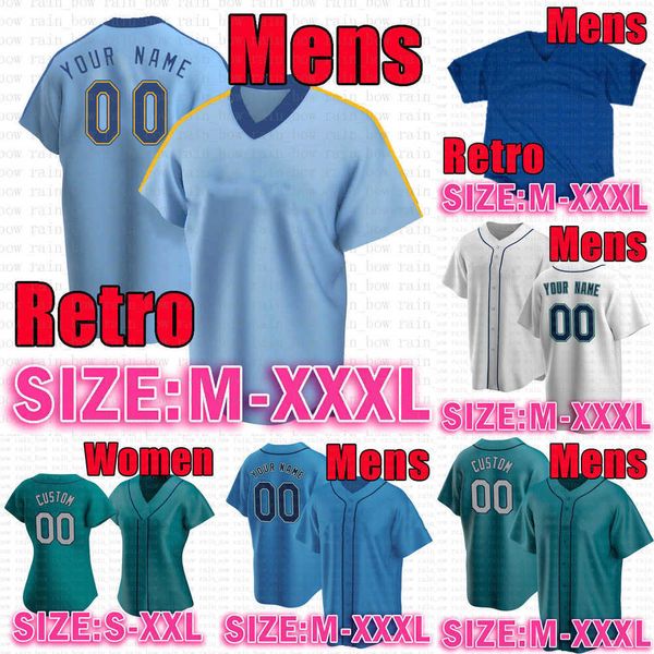 

2022 baseball jerseys kyle jake mitch griffey haniger jerey torren jar lui abraham fraley toro tom murphy ken lewi kelenic adam frazier ty s, Blue;black