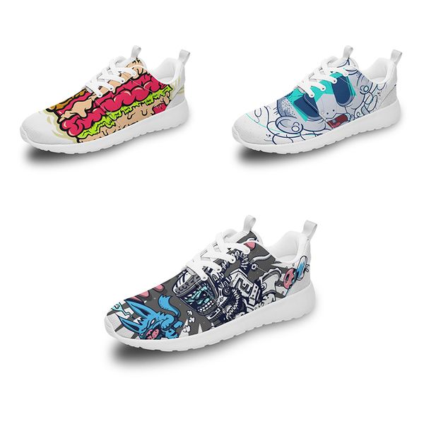 

men women diy custom designer wading shoes low skateboard sneakers white customization uv printing sports sneakers xuebi 100-250197