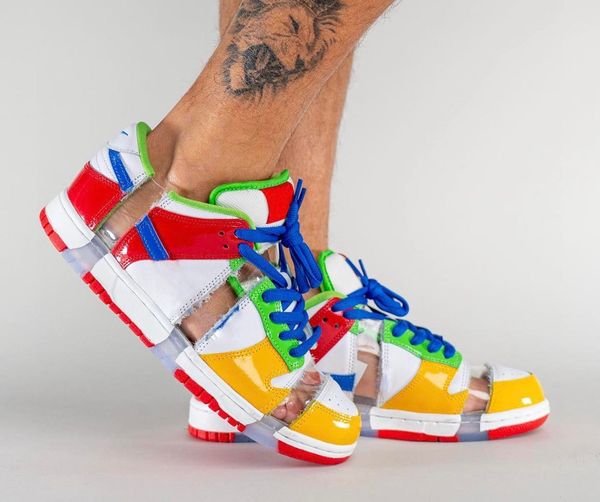 

shoes dunked low sandy bodecker red yellow blue green men women outdoor sneakers