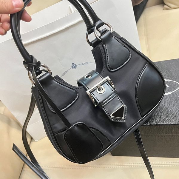 

women moon totes lady cool girl le cagole motorcycle shoulder bags 2000 luxury designers genuine leather crossbody clutch wallet purse poche