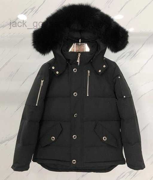 

moose men's down ale mens winter jacket coats puffer jackets casual man coat male outerwear advanced fabric parka knuckles 63, Black