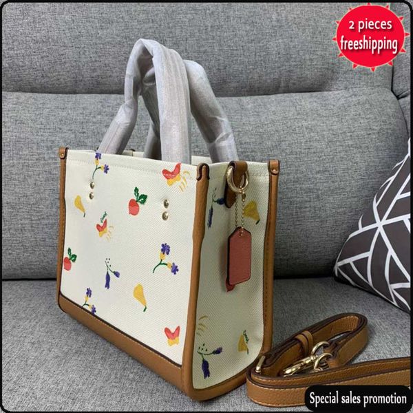 

luxury designer lady's bags 2022 new women's bag litchi grain fruit and vegetable tote versatile texture girl student lunch box s
