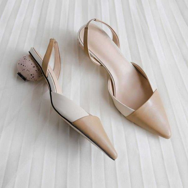 

allbitefo fashion genuine leather high heels women sandals mixed colors shoes summer office ladies shoes parka, Black
