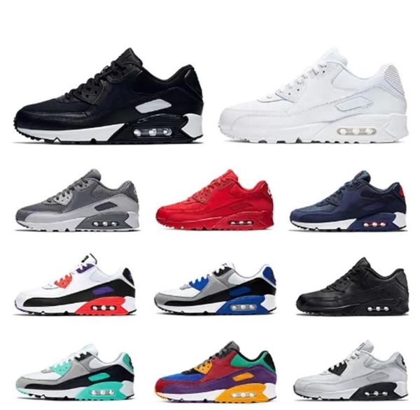 

air 2023 maxs airmaxs new 90 90s max running shoes mens women black white classic cushion casual training sports sneakers big size maxes 36-