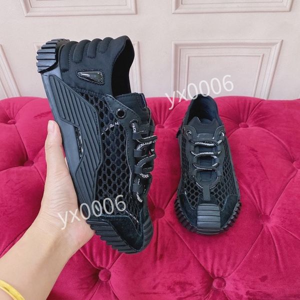 

spring women shoes boots luxury designer brand casual sneaker pure hand-woven calfskin craft dust bag, Black