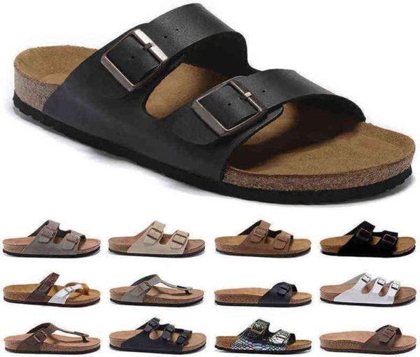 

slippers 2023 birks designer men women sandals arizona gizeh slippers caliente verano flip flops hombres mujeres beach slid1283800, Black