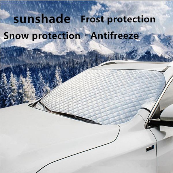 

car windshield snow cover defrosting ice removing sun visor winter protection the oversized and thickened cover is used for cars trucks suv
