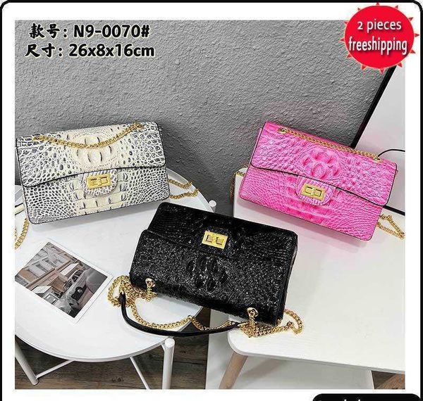 

factory direct sales 50% off designer bags 2022 new crocodile pattern women's bag small fragrance chain crossbody handbag