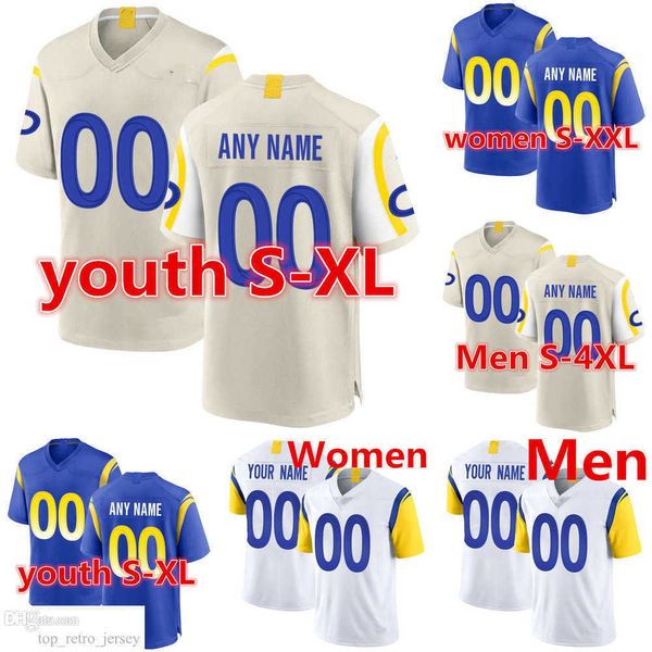 

football jerseys los angeles''rams''10 cooper kupp 3 odell beckham jr. 23 cam akers, Black;red