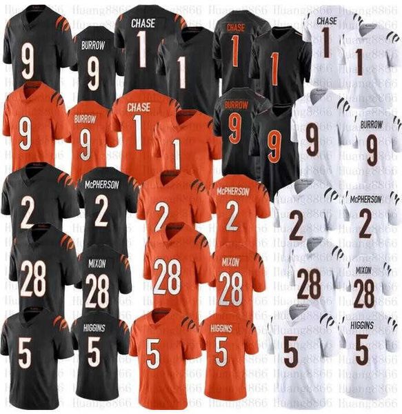 

football jerseys men women cincinnati''bengals''jersey 9 joe burrow 1 ja'marr chase 28 joe mixon 83 tyler boyd 85 t, Black;red